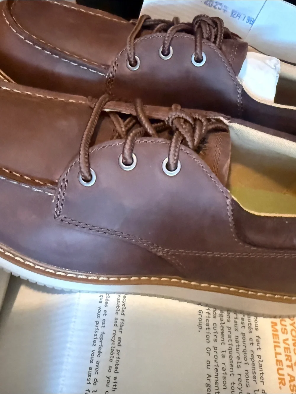 Timberland Men's Brown Leather Boat Shoes